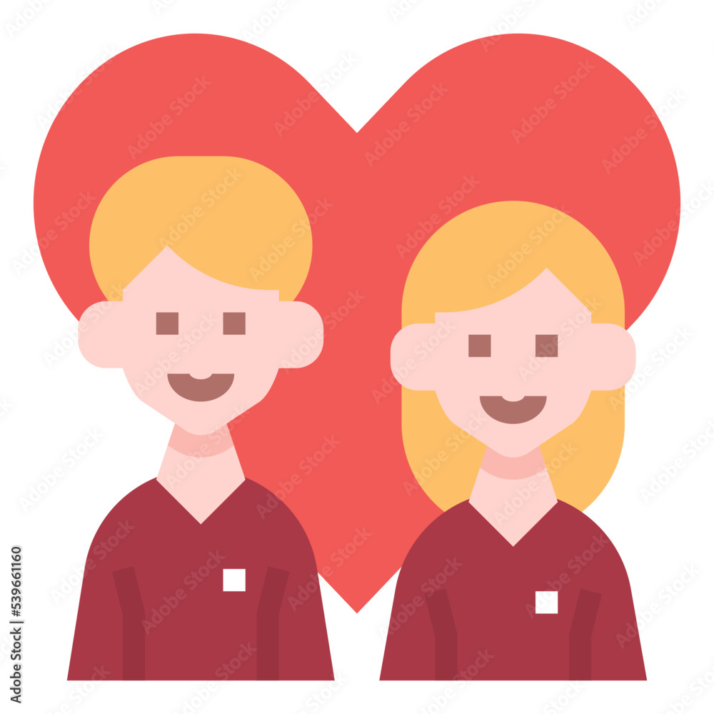 Couple wedding icon symbol element Couple wedding icon symbol element