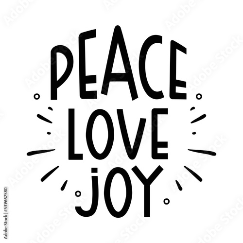 Peace love joy Door sign SVG