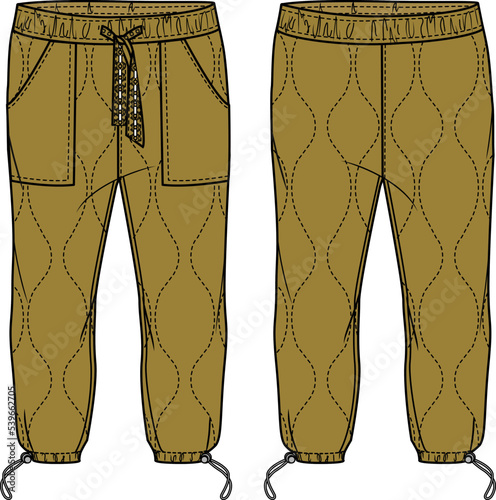 KID BOYS BOTTOM WEAR JOGGERS AND TROSERS VECTOR