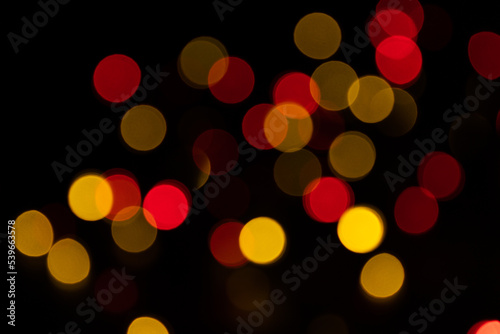 Christmas light. Colorful abstract background. Bokeh Background.