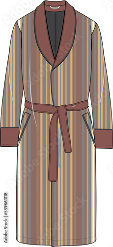 LOUNGE WEAR DRESSING GOWN AND ROBE COAT FOR MEN AND BOYS WEAR VECTOR