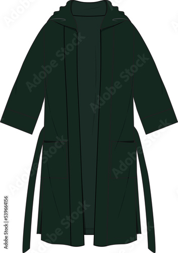 LOUNGE WEAR DRESSING GOWN AND ROBE COAT FOR MEN AND BOYS WEAR VECTOR