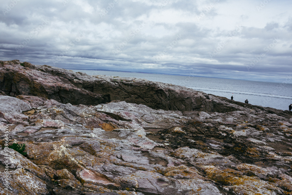 Cliffs at the beach Cliffs at the beach