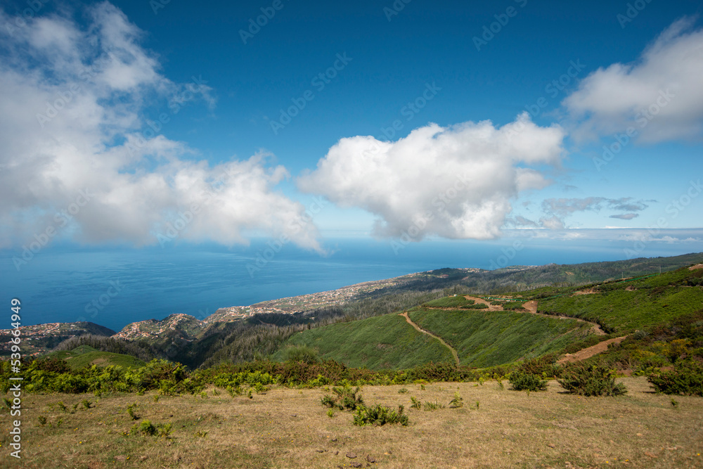 clouds above the Madeira Island