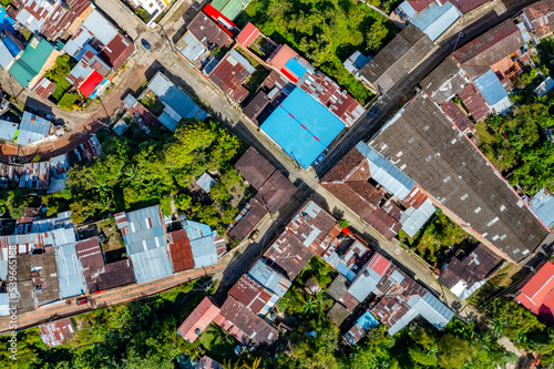 Village La Palma in Colombia with Drone