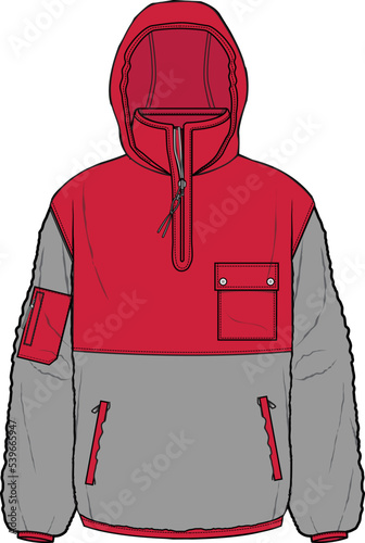 MEN AND BOYS WEAR HOODIES VECTOR SKETCH