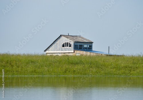 Along house