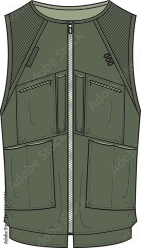 VEST FOR MEN AND BOYS WEAR VECTOR