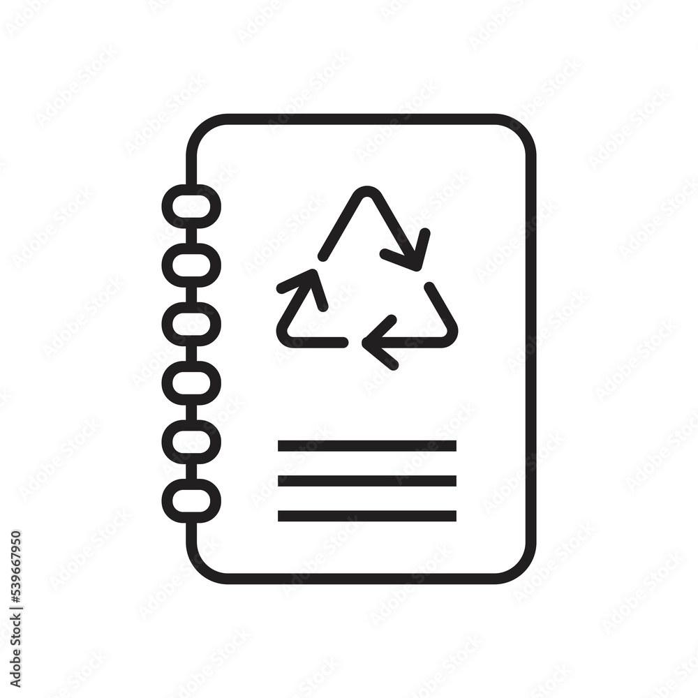 Eco book icon design. isolated on white background. vector illustration. Eco book icon design. isolated on white background. vector illustration.