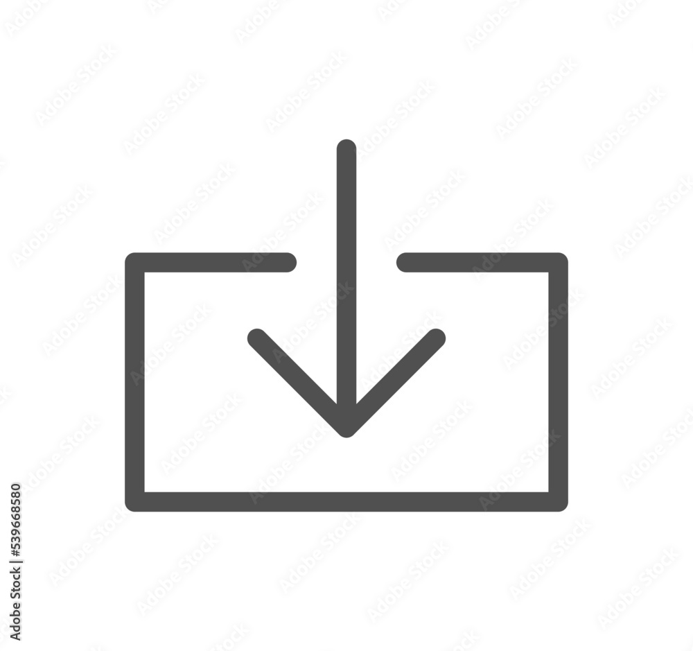 Interface icon outline and linear vector.
Interface icon outline and linear vector.