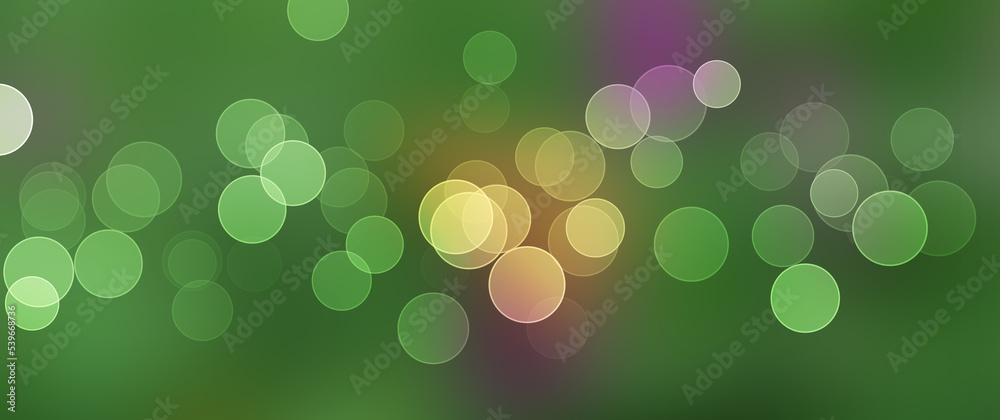 green background with circles bokeh cover page green background with circles bokeh cover page
