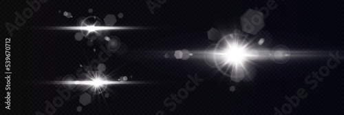 Star glow light effect. Bright particles, light shine. Stars.