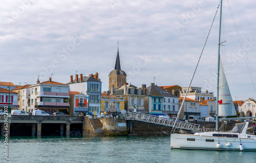 Port of Les Sables d`Olonne in France