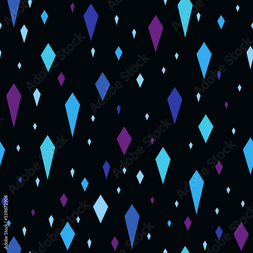 Rhombuses pattern. Vector repeating abstract background of rhombuses
