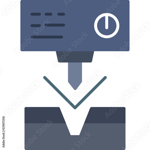 Metal Bending Machine Icon