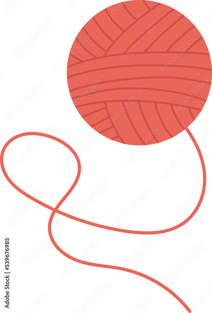 Hand drawn ball of threads Hand drawn ball of threads