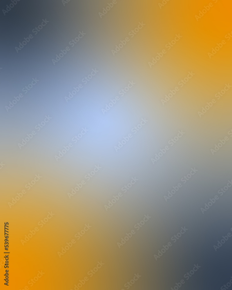 vertical golden orange - navy gray - sky blue gradient background