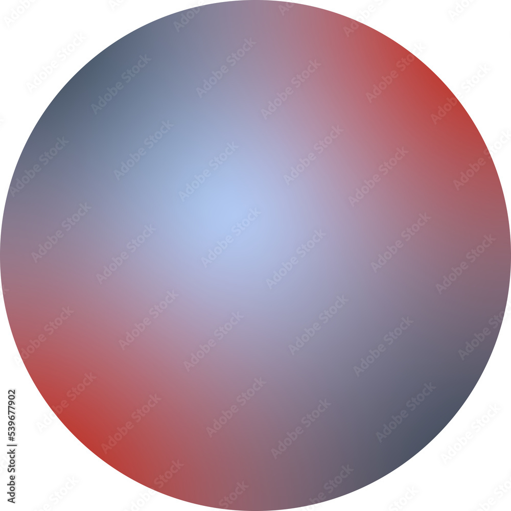 round warming red - navy gray - sky blue gradient background