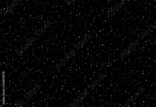 Sparkling irregular mesh glare on black background.