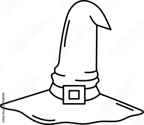 Witch hat doodle