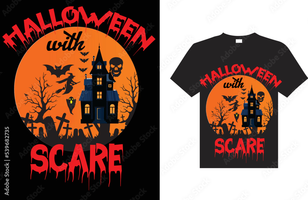 Halloween t-shirt design and unique design Halloween t-shirt design and unique design