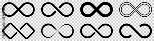 Fotografia, Obraz Set of infinity symbols