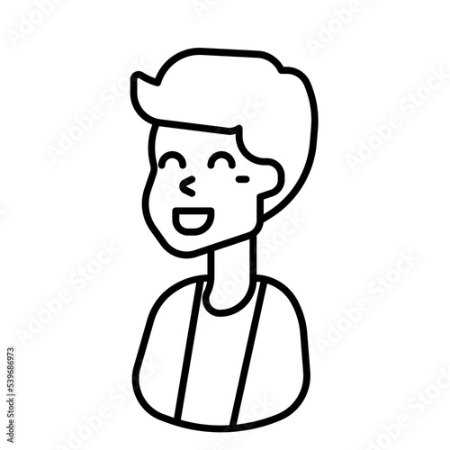 man in cardigan