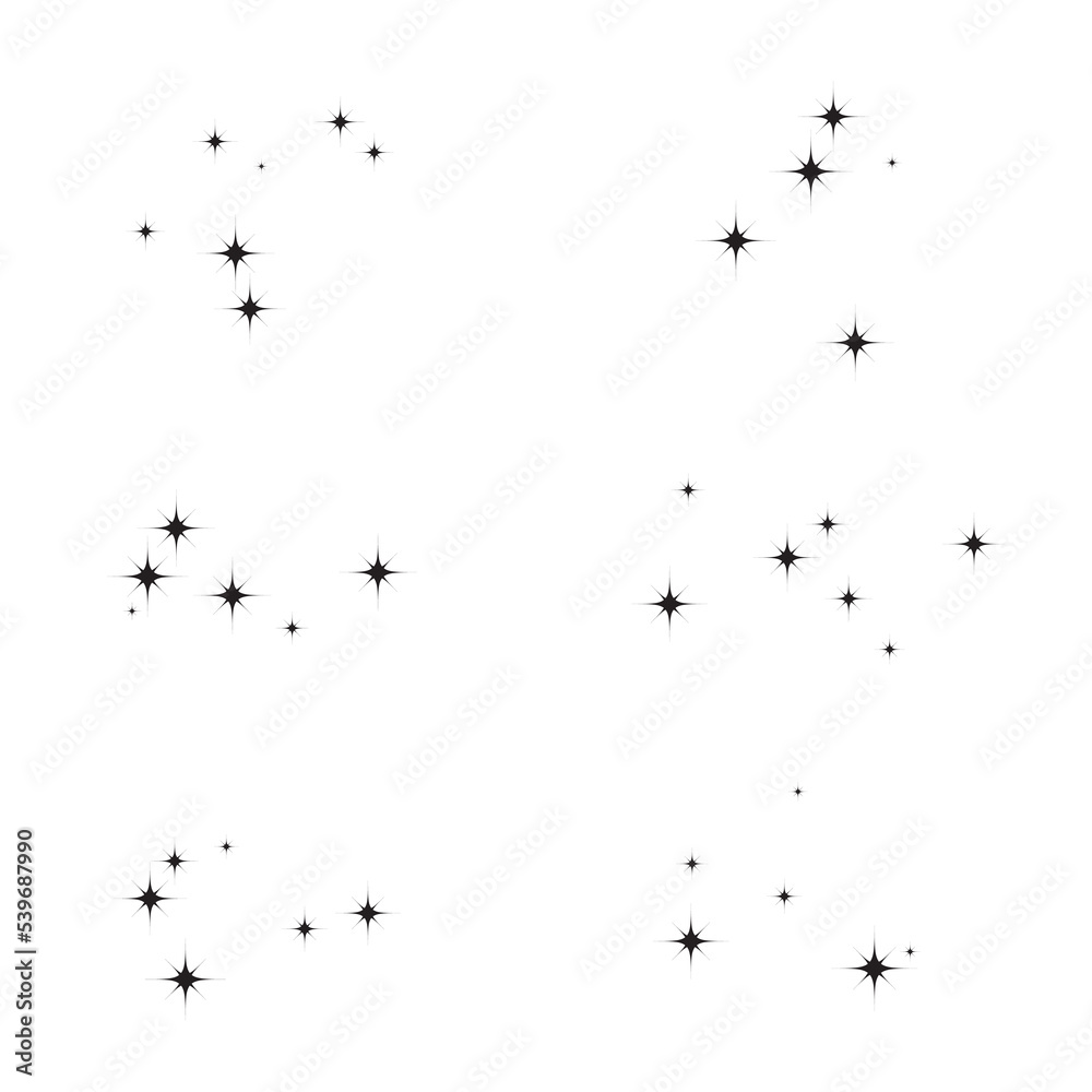 Fireworks star is a random source of flow. Set of shooting star. Stars on a white background. Fireworks star is a random source of flow. Set of shooting star. Stars on a white background.