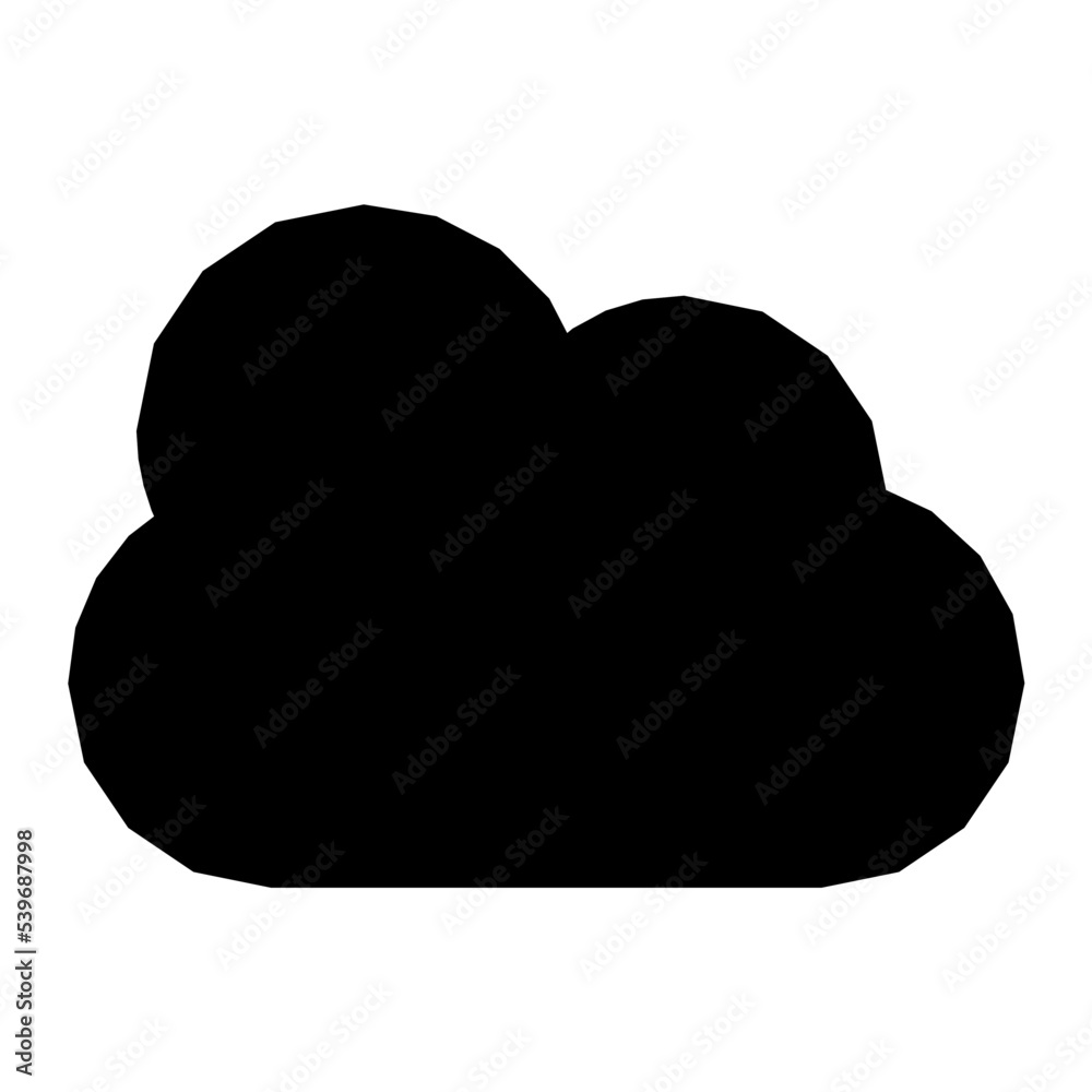 Cloud Flat Vector Icon Cloud Flat Vector Icon