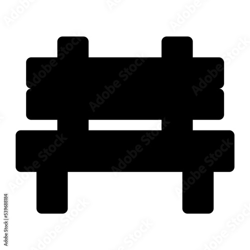 Bench Flat Vector Icon