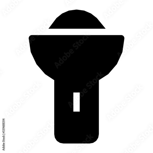 Torch Flat Vector Icon