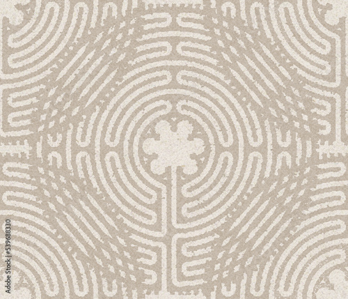 Labyrinth - seamless repeatable