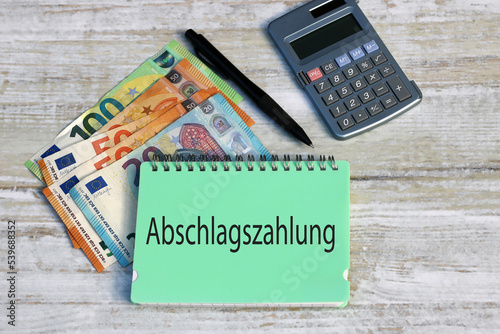 Abschlagszahlung