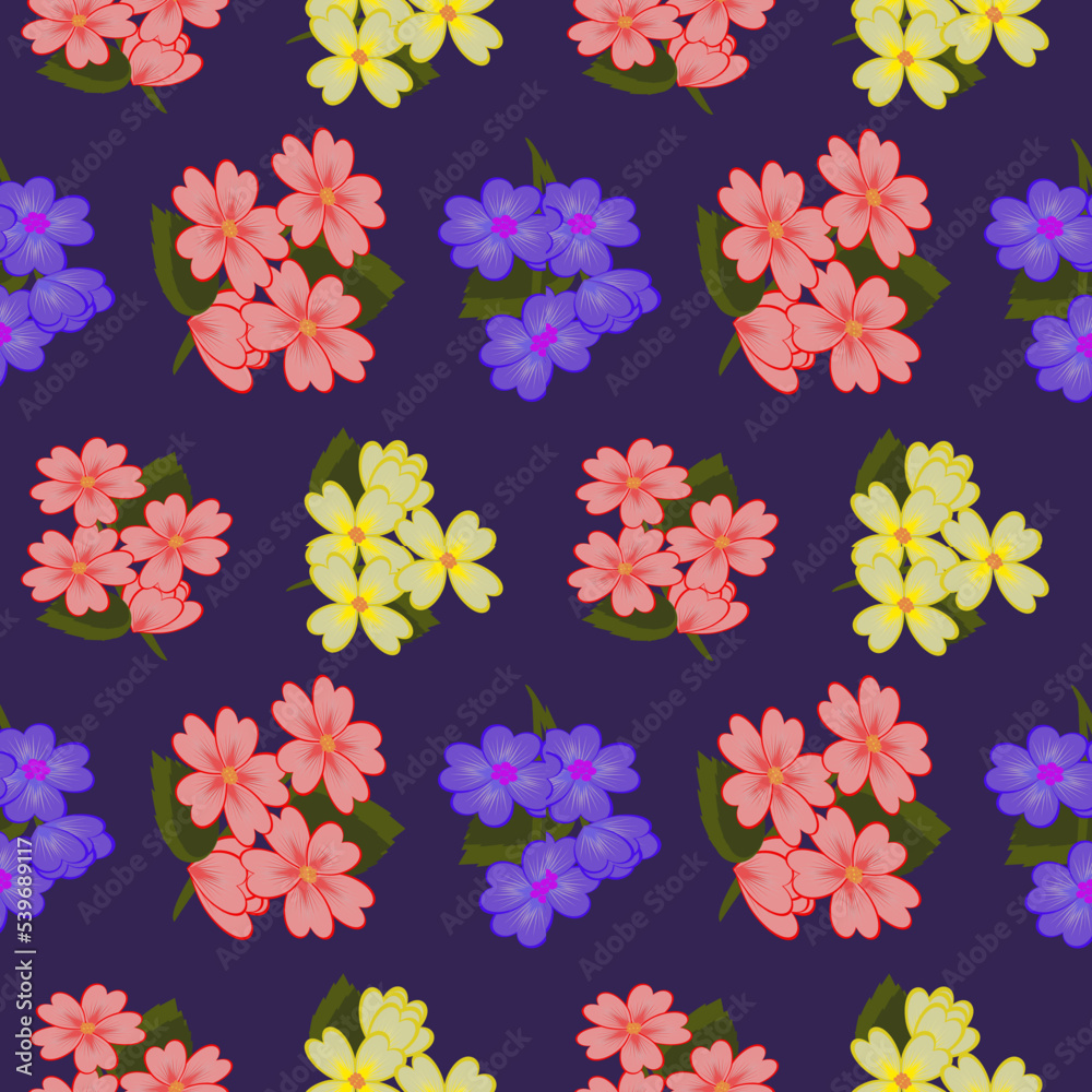 Obraz premium seamless floral pattern