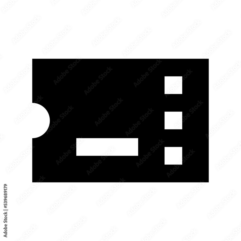 Ticket Vector Icon Ticket Vector Icon