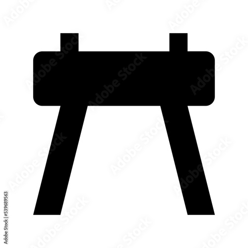 Pommel Jump Vector Icon 