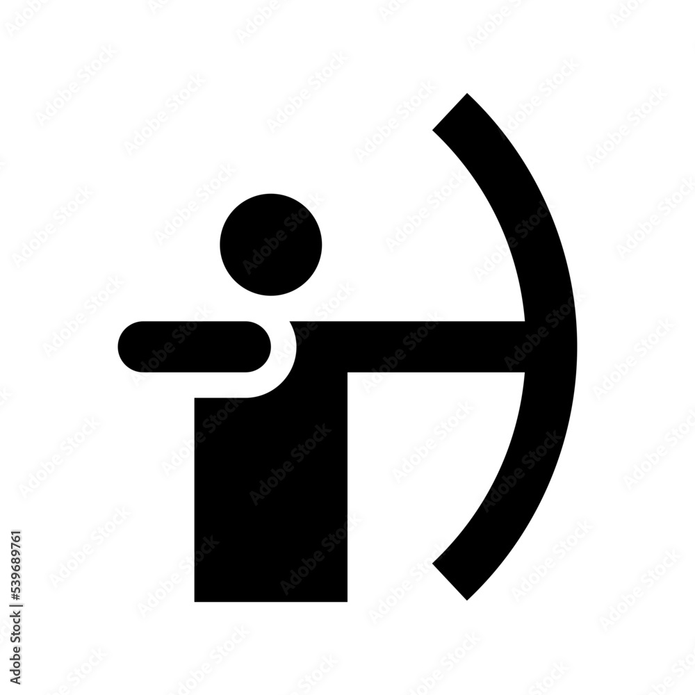 Archery Vector Icon Archery Vector Icon