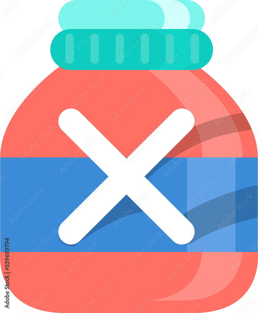 Obraz premium Glue Vector of Stattionary Flat Design