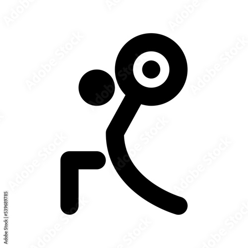 Weightlifting Vector Icon