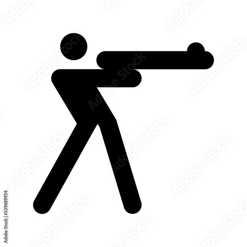 Biathlon Vector Icon