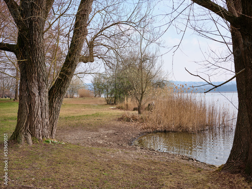 Lake Varese, Schiranna. Italy