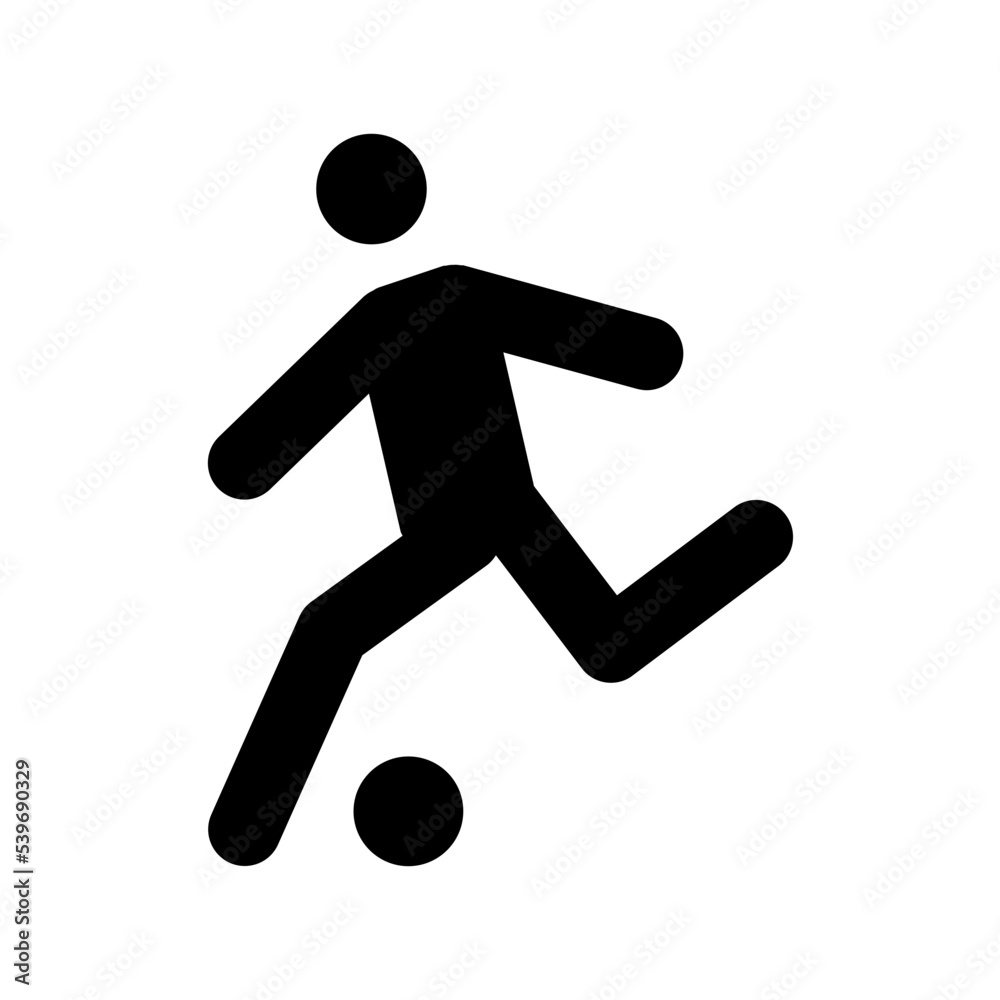 Football Player Vector Icon Football Player Vector Icon