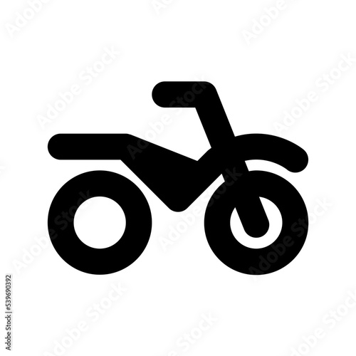 Bike Race Vector Icon