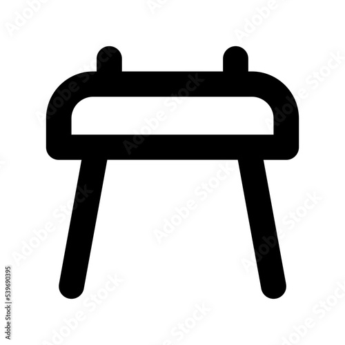 Pommel Jump Vector Icon