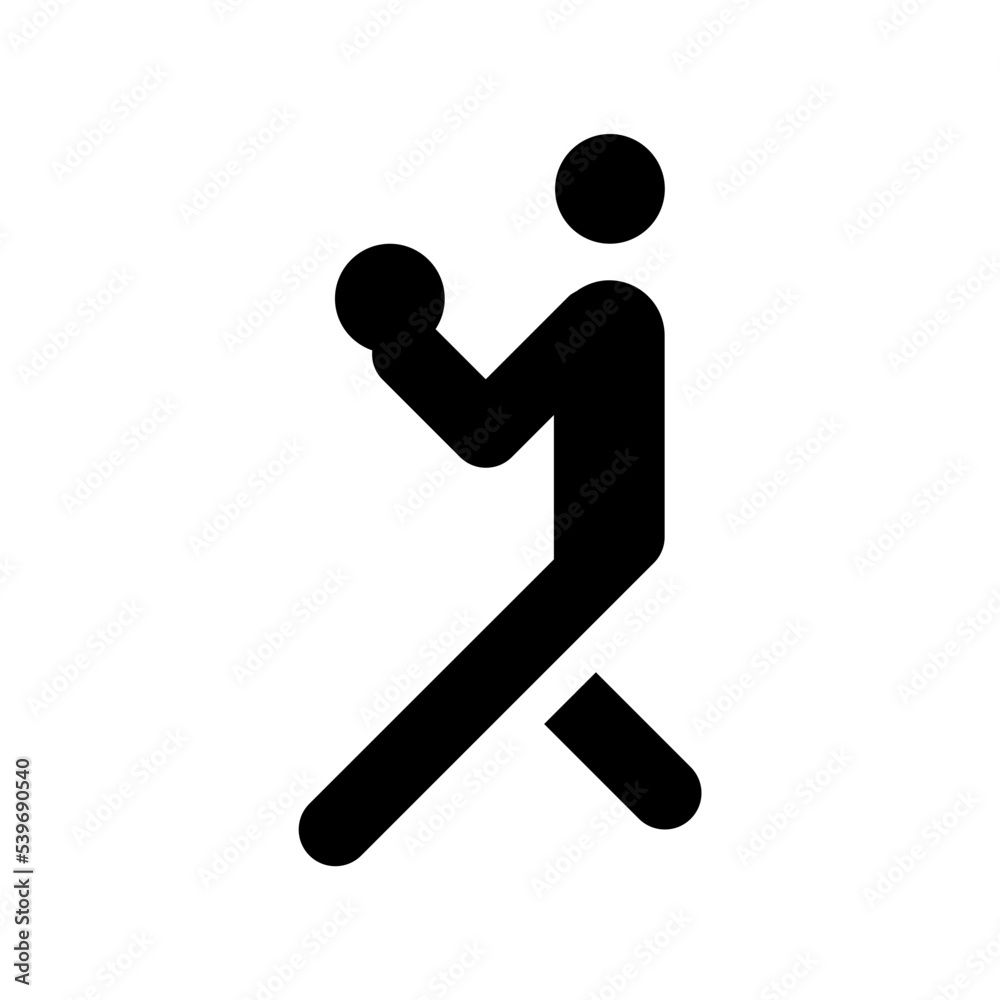 Cricket Fielding Vector Icon Cricket Fielding Vector Icon