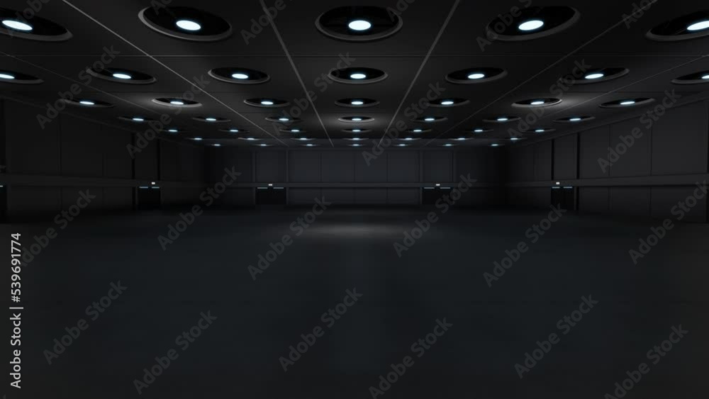 Motion Empty hall exhibition.Backdrop for exhibition stands,booth,product.
Convention hall for conference,online.3D Background for entertainment,concert
,event,sports,live.Animation loop 4k.3D render.