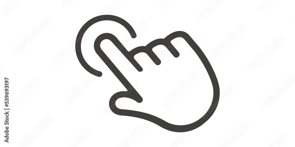 Screen touch icon. Vector illustration. Screen touch icon. Vector illustration.
