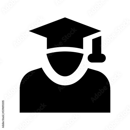 Graduate Flat Vector Icon