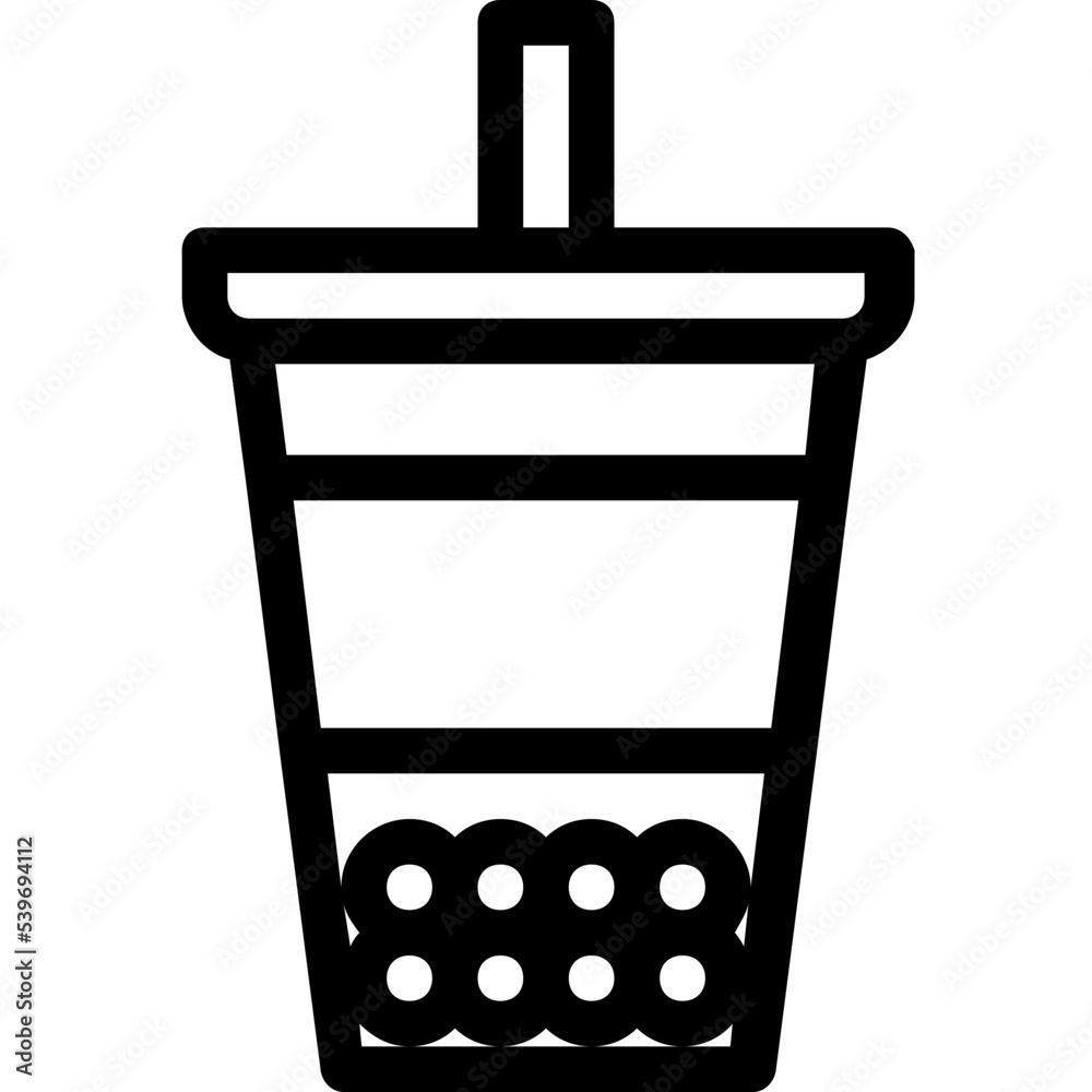 bubble milk tea icon bubble milk tea icon