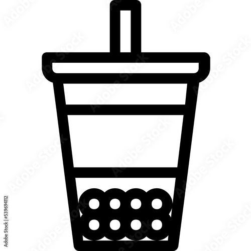 bubble milk tea icon